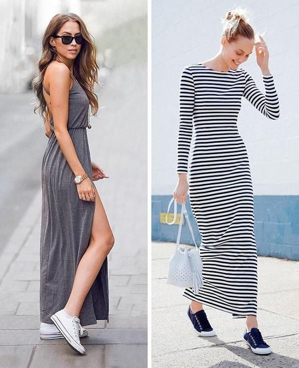 Gợi ý 9+ cách mặc đầm maxi mang giày gì và những phụ kiện đi kèm không thể thiếu - 11