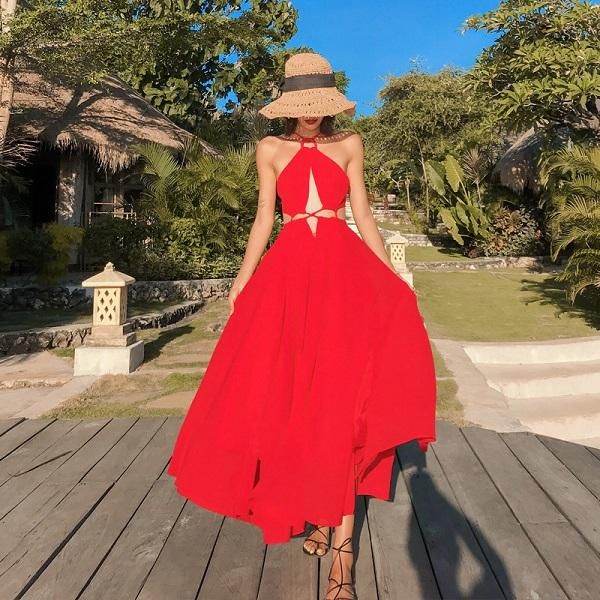 Gợi ý 9+ cách mặc đầm maxi mang giày gì và những phụ kiện đi kèm không thể thiếu - 6