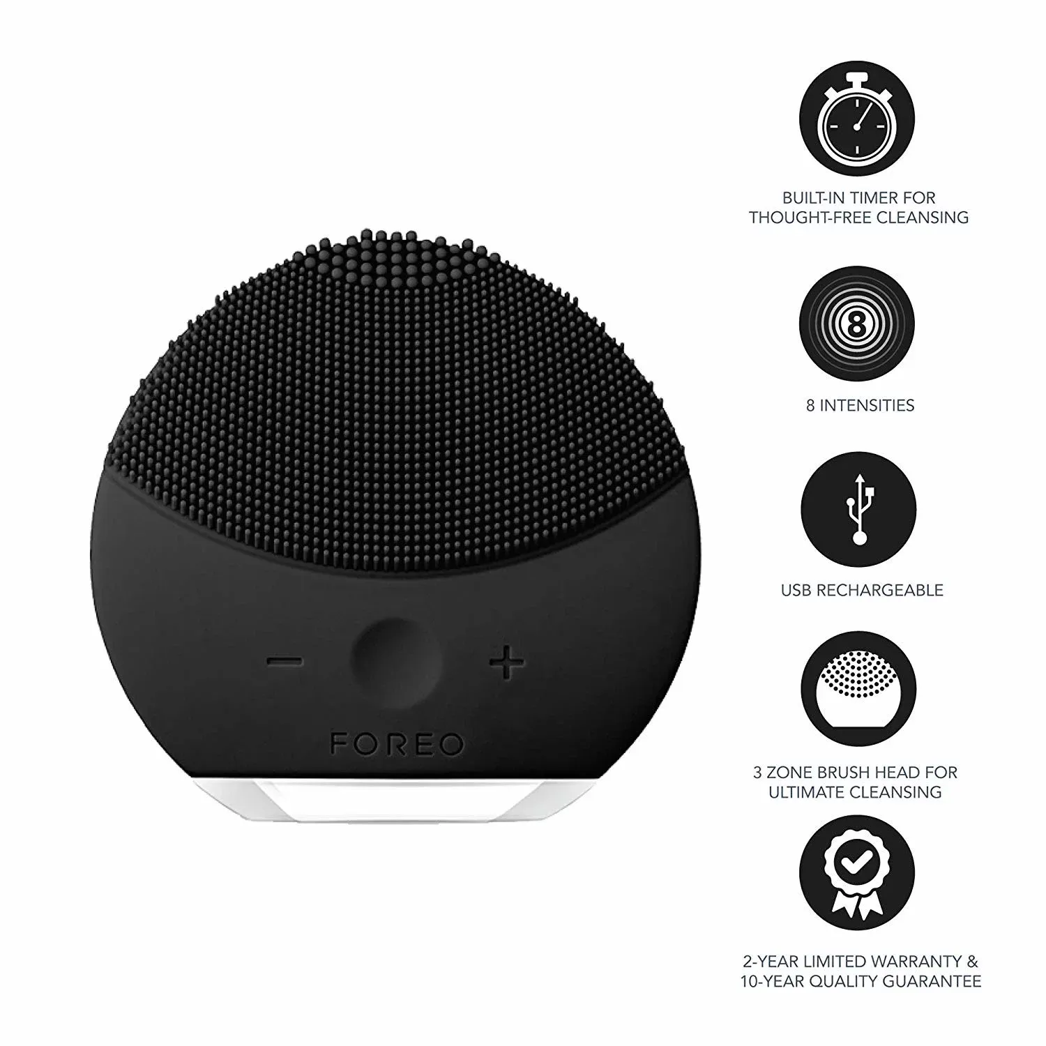 Máy Rửa Mặt Foreo Luna Mini 2 (Đen - Black Midnight) - Máy rửa mặt - Vua Hàng Hiệu