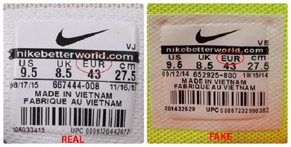 8 cách phân biệt giày Nike thật giả chuẩn xác trong 3 phút
