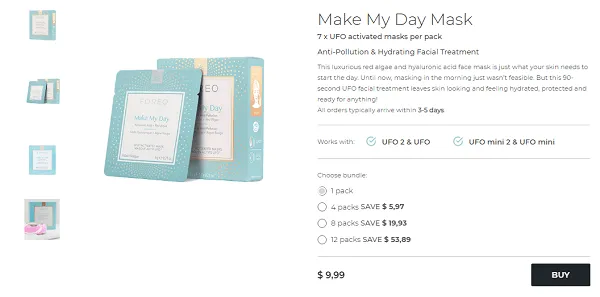 Review 12 loại mặt nạ của Foreo UFO nuôi dưỡng làn da như đi spa ngay tại nhà - 6