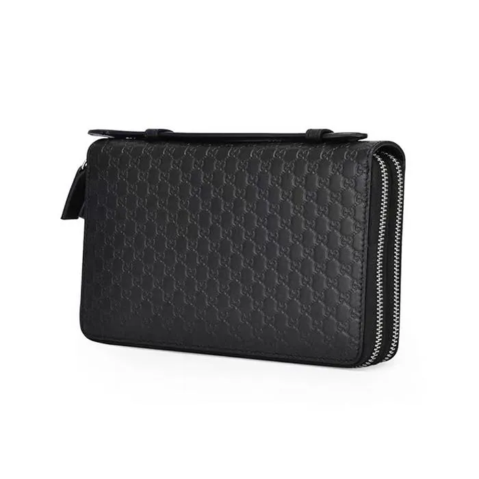 Túi Clutch Gucci 2 Zippy Mono Màu Đen - Túi xách - Vua Hàng Hiệu