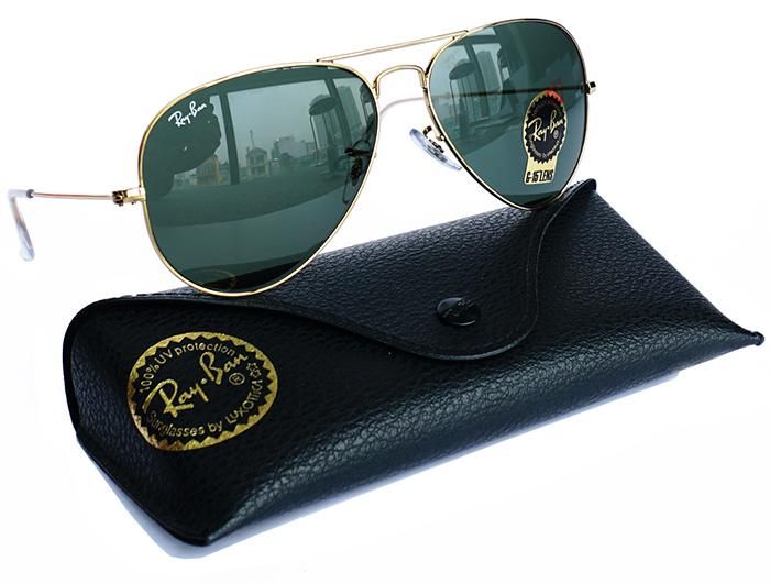 Kính Mát Rayban Aviator RB3025 L0205 58-14 Xanh Green - Kính mắt - Vua Hàng Hiệu
