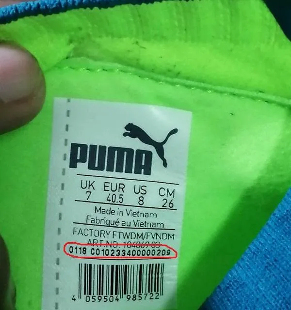 8 cách phân biệt kiểm tra giày Puma chính hãng thật giả rất chuẩn xác - 8
