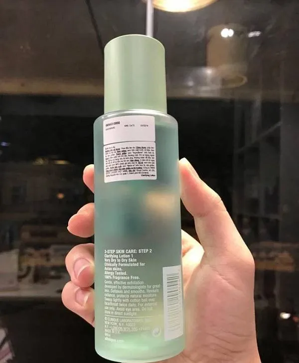 Review 6 chai toner lotion Clinique thân thiện với làn da lành tính cho từng loại da