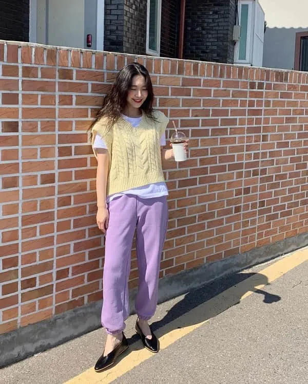 Bí quyết phối đồ áo màu tím mặc với quần gì để bắt kịp trend trendy
