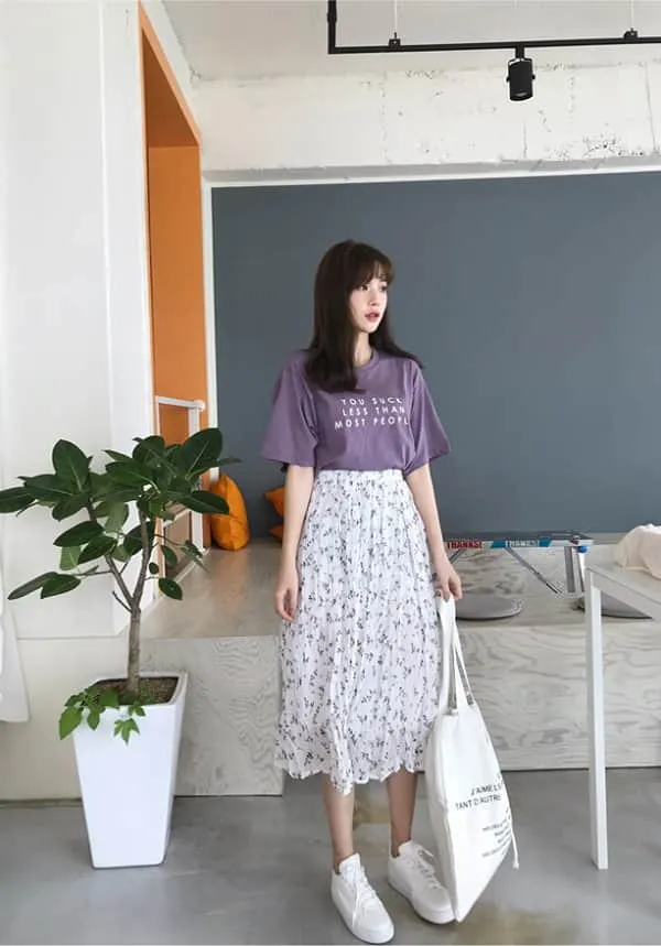Bí quyết phối đồ áo màu tím mặc với quần gì để bắt kịp trend trendy