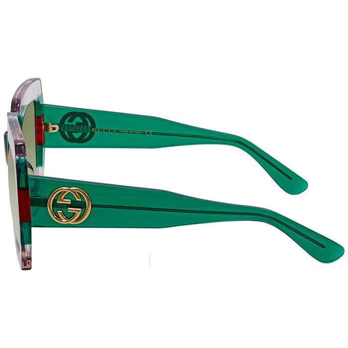 Kính Mát Gucci Green Gradient Square Sunglasses GG0178S 001 54 - Kính mắt - Vua Hàng Hiệu