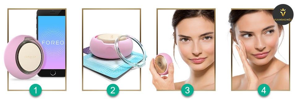 Máy Đắp Mặt Nạ Foreo UFO 2 Bản Nâng Cấp Màu Xanh Nhạt - Máy đắp mặt nạ - Vua Hàng Hiệu