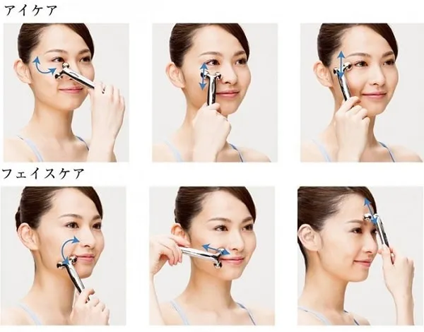 Review công dụng và cách dùng Refa Carat Face cây lăn massage mặt của hãng MTG - 18