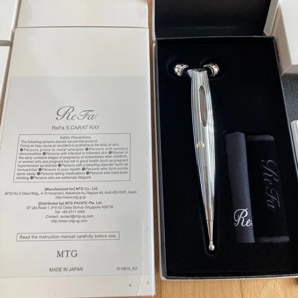 Review công dụng và cách dùng Refa Carat Face cây lăn massage mặt của hãng MTG - 4