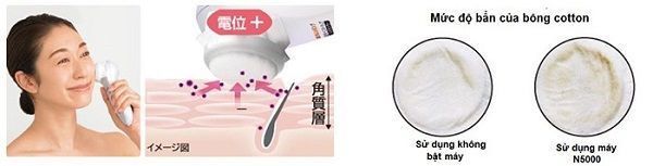 Review máy massage mặt Hitachi Hada Crie N5000 so với với các phiên bản khác