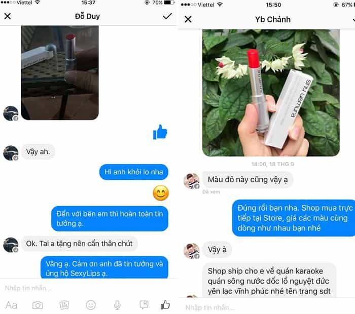 Son Shu Uemura 144 Tông Màu Đỏ Pha Cam - Son Môi - Vua Hàng Hiệu
