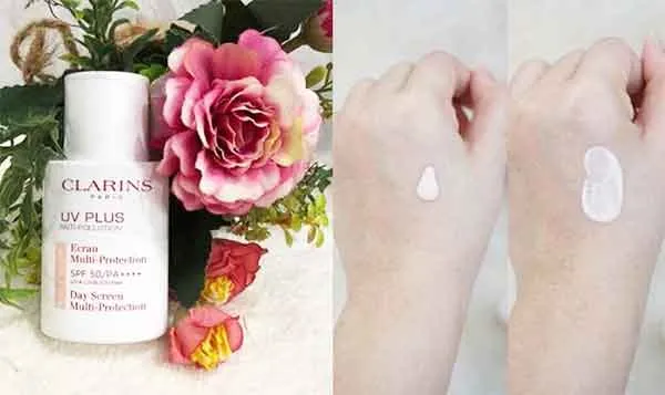 Kem Chống Nắng Clarins Rosy Glow UV Plus SPF 50 Màu Hồng 50ml - Kem chống nắng - Vua Hàng Hiệu