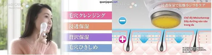 Review máy massage mặt Hitachi Hada Crie N5000, N4800, N4000 sau khi sử dụng