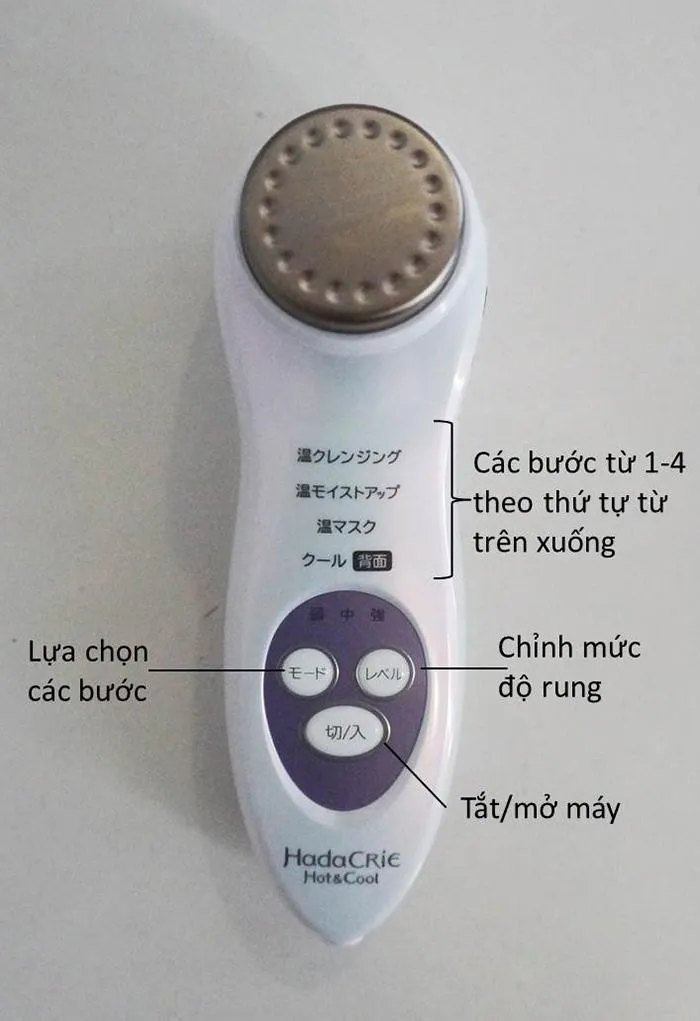 Review máy massage mặt Hitachi Hada Crie N5000, N4800, N4000 sau khi sử dụng
