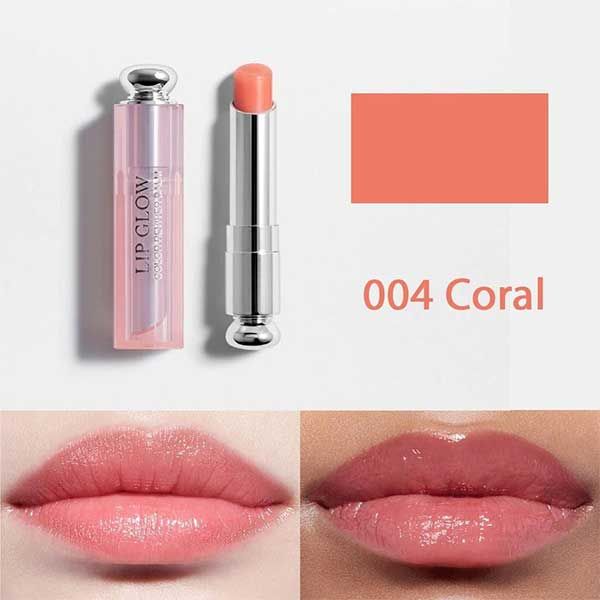 Son Dưỡng Dior Màu Cam Addict Lip Glow 004 Coral - Son Môi - Vua Hàng Hiệu