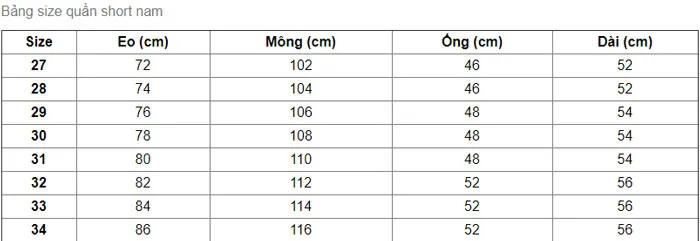 Cách chọn size quần nam rất chuẩn xác đầy đủ các loại
