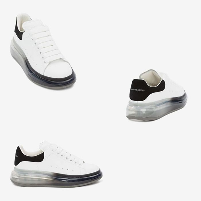 Giày Alexander McQueen Oversized Sneaker Phối Màu Trắng Đen Size 40 - Giày - Vua Hàng Hiệu