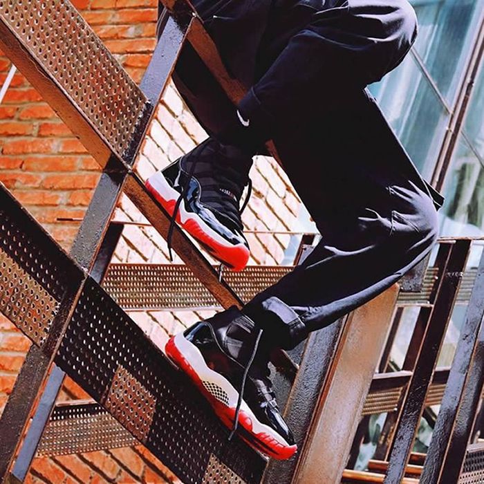 Giày Thể Thao Nike Jordan 11 Retro Playoffs Bred Màu Đen Size 42 - Giày - Vua Hàng Hiệu