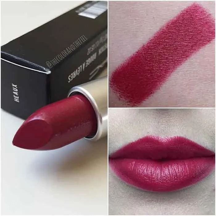 Bảng màu son MAC Retro Matte siêu lì vô cùng đẹp và giá bán năm nay