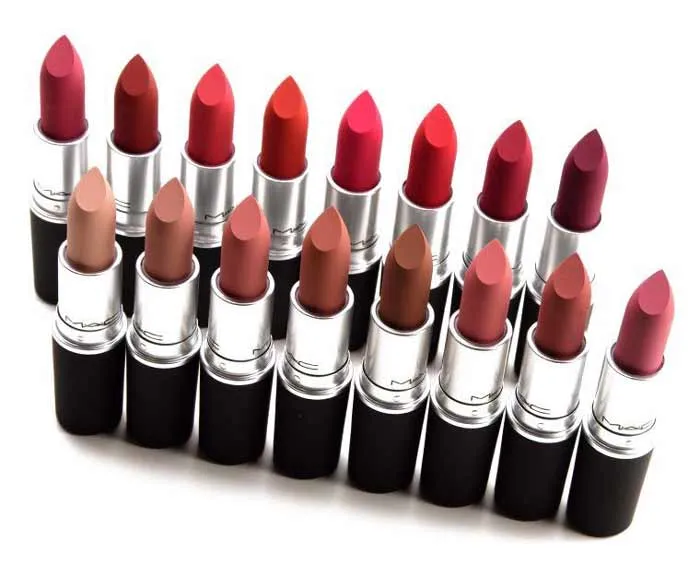 Bảng màu son MAC Retro Matte siêu lì vô cùng đẹp và giá bán năm nay