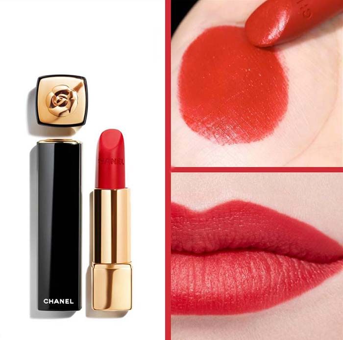 Son Chanel Rouge Allure Camelia Limited-Edition 2020 Màu 357 Camelia Rouge - Son Môi - Vua Hàng Hiệu