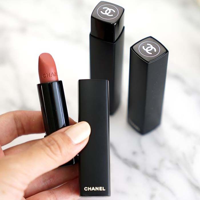 Son Lì Chanel Rouge Allure Velvet 102 Modern Màu Hồng Đất - Son Môi - Vua Hàng Hiệu