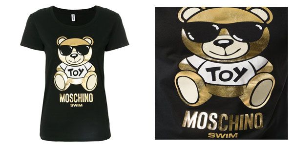 Áo Thun Moschino Women Toy Teddy T-shirt Màu Đen - Thời trang - Vua Hàng Hiệu