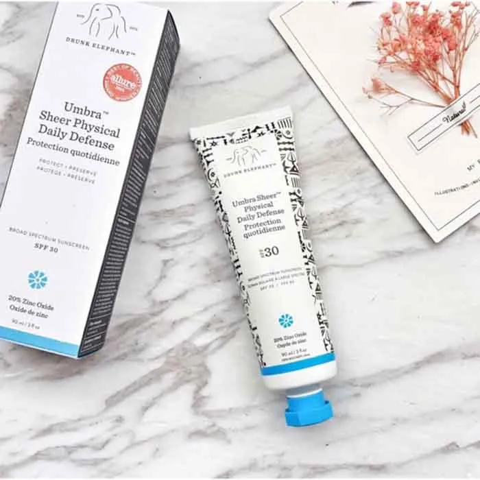 Kem Chống Nắng Drunk Elephant Umbra Sheer Physical Defense SPF 30, 90ml - Kem chống nắng - Vua Hàng Hiệu