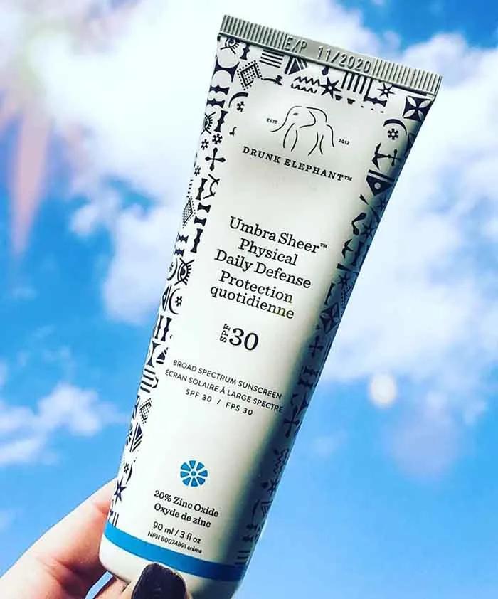 Kem Chống Nắng Drunk Elephant Umbra Sheer Physical Defense SPF 30, 90ml - Kem chống nắng - Vua Hàng Hiệu