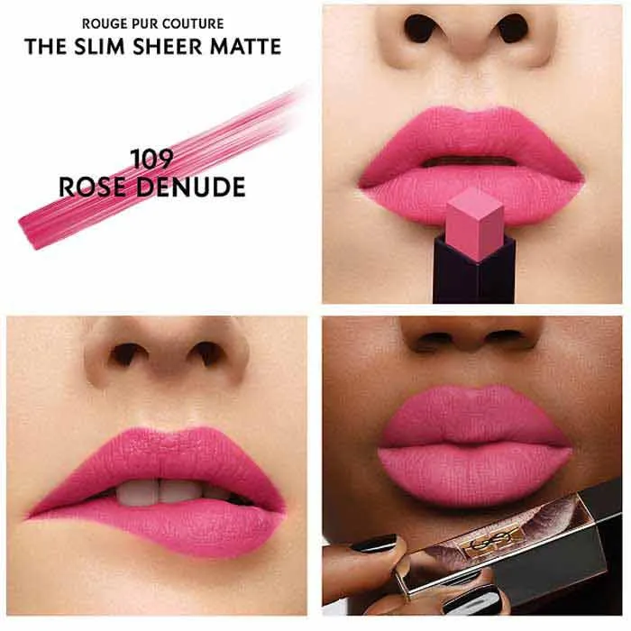 Review top 6 màu son YSL The Slim Sheer vỏ bạc vô cùng đẹp