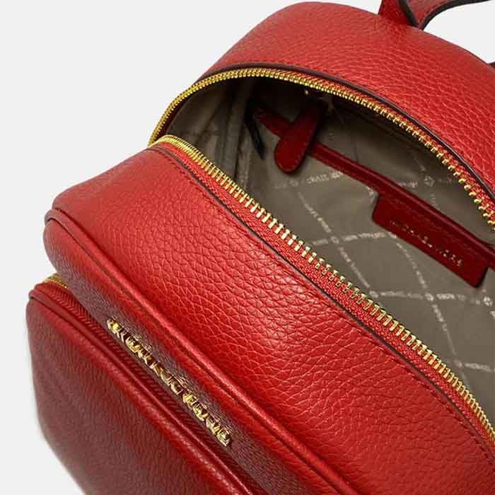 Balo Michael Kors MK Medium Abbey Backpack Màu Đỏ - Túi xách - Vua Hàng Hiệu
