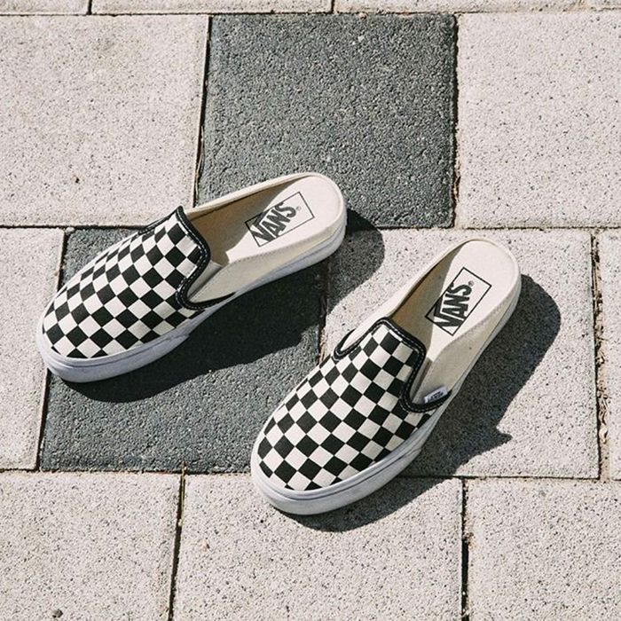 Giày Vans Mule Checkerboard Màu Đen Trắng - Giày - Vua Hàng Hiệu