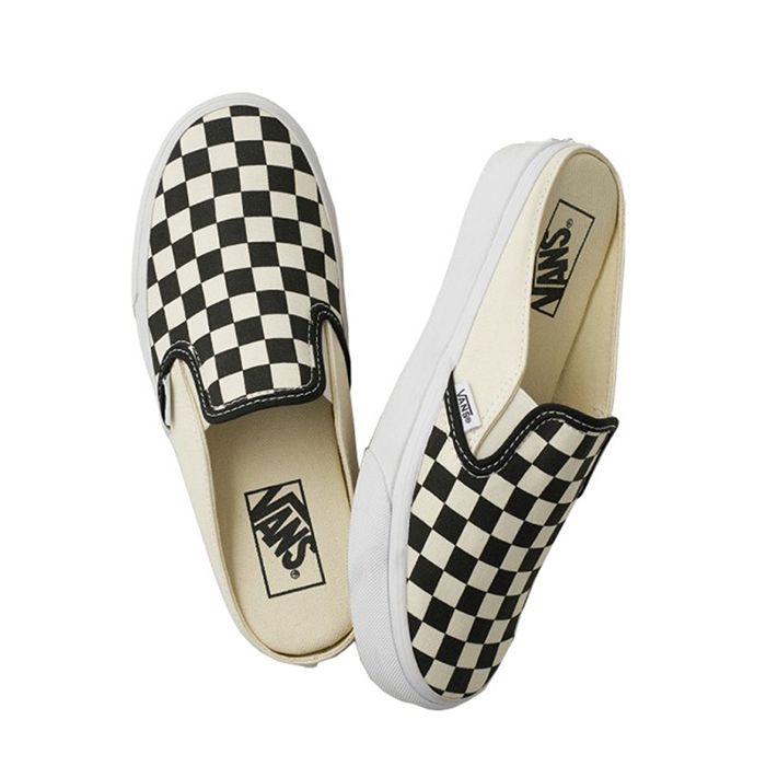 Giày Vans Mule Checkerboard Màu Đen Trắng - Giày - Vua Hàng Hiệu