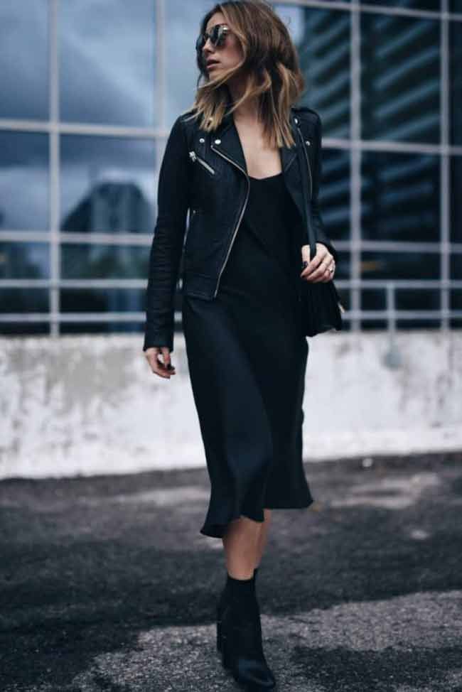 11 cách phối đồ đẹp cùng áo khoác da sành điệu như fashionista