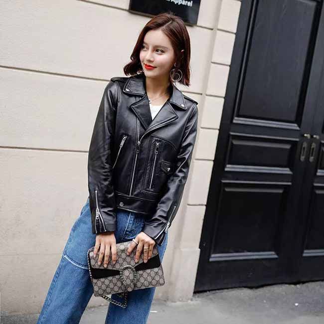 11 cách phối đồ đẹp cùng áo khoác da sành điệu như fashionista