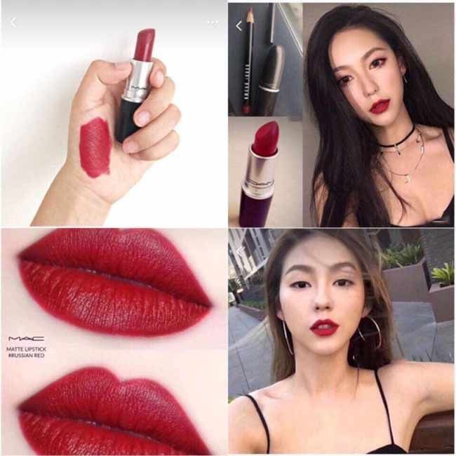 Top 15 thỏi son màu đỏ đất vô cùng đẹp chất xịn giá dưới 300K