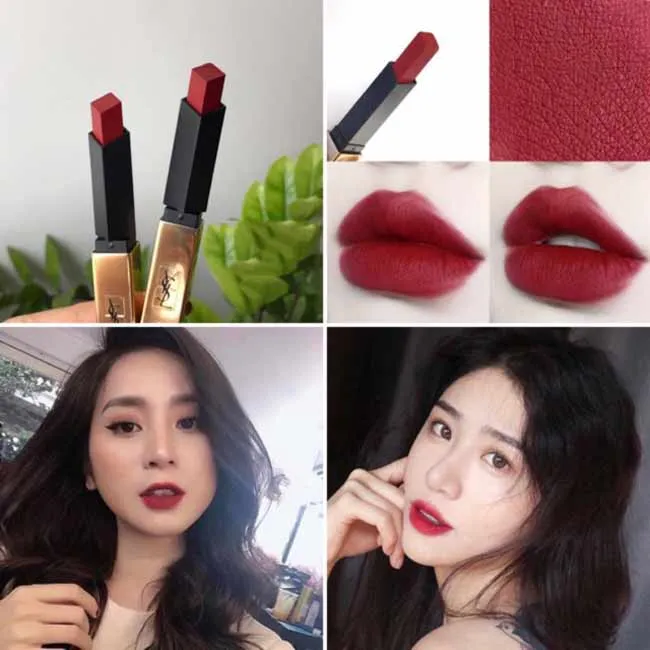 Top 15 thỏi son màu đỏ đất vô cùng đẹp chất xịn giá dưới 300K