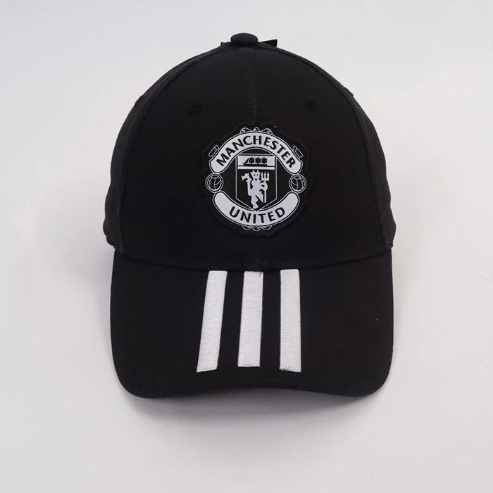 Mũ Adidas Manchester United Football Cap Black Màu Đen - Mũ nón - Vua Hàng Hiệu