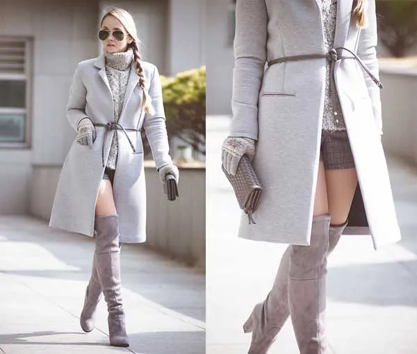 8 cách mix đồ với giày boots cao cổ sành điệu và tôn dáng