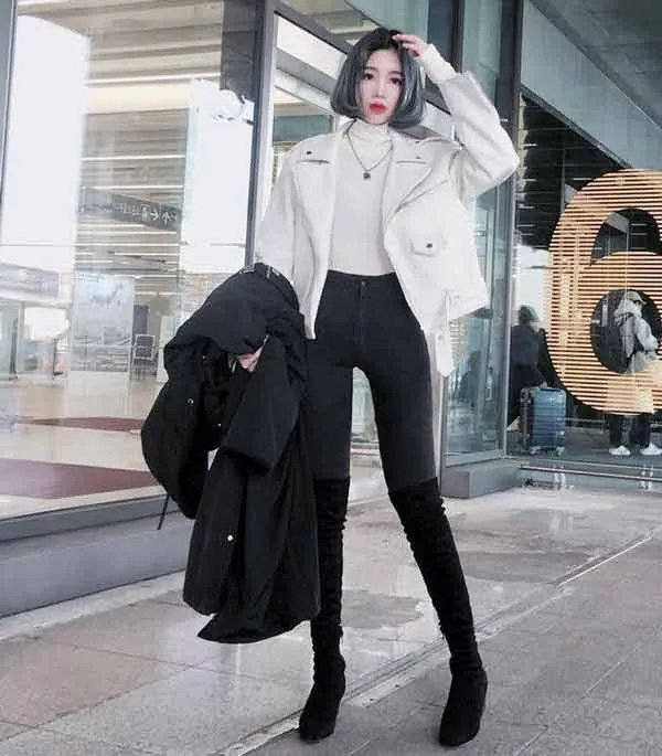 8 cách mix đồ với giày boots cao cổ sành điệu và tôn dáng