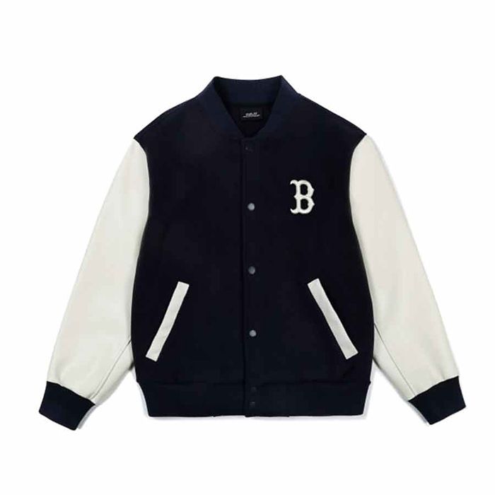 Áo Khoác MLB Fleece Classic Monster Baseball Jacket 31JP0661-43N Màu Xanh Than Size M - Thời trang - Vua Hàng Hiệu