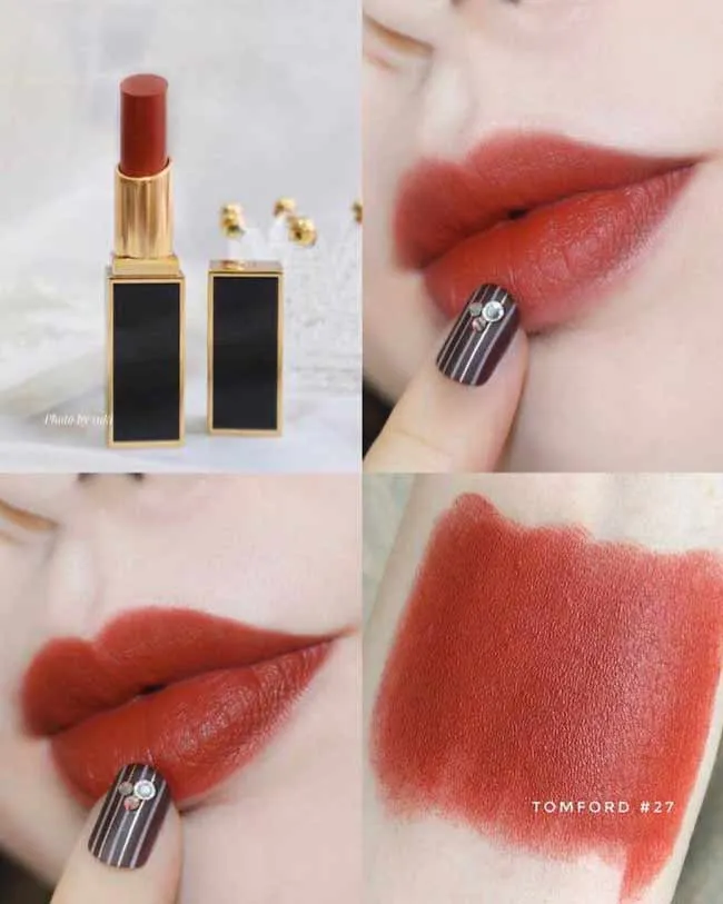 Review top 10 thỏi son màu đỏ gạch vô cùng đẹp đang là xu hướng hiện nay