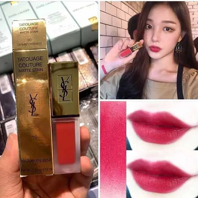 Top 10 thỏi son đỏ hồng nổi tiếng màu đẹp lâu trôi
