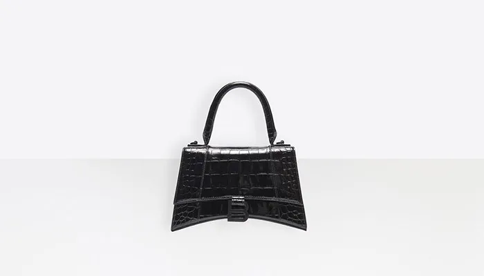 Túi Xách Tay Balenciaga Hourglass XS Top Handle Bag Màu Đen - Túi xách - Vua Hàng Hiệu
