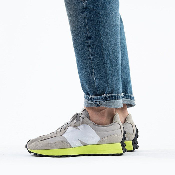 Giày Thể Thao New Balance 327 Grey/Lemon Màu Xám - Giày - Vua Hàng Hiệu