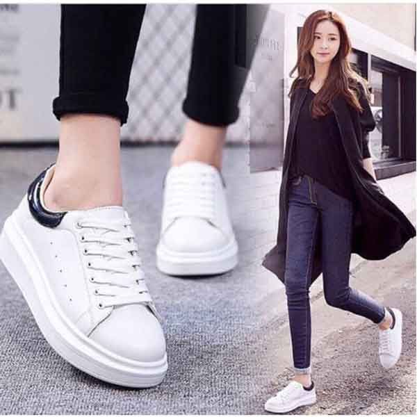 Review 11 đôi giày Domba màu trắng dưới 2 triệu hợp mọi dáng được dùng nhiều
