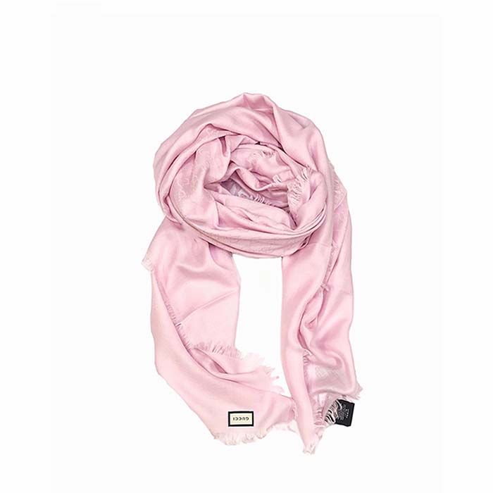 Khăn Gucci Wool Cotton Jacquard Stole Màu Hồng - Thời trang - Vua Hàng Hiệu