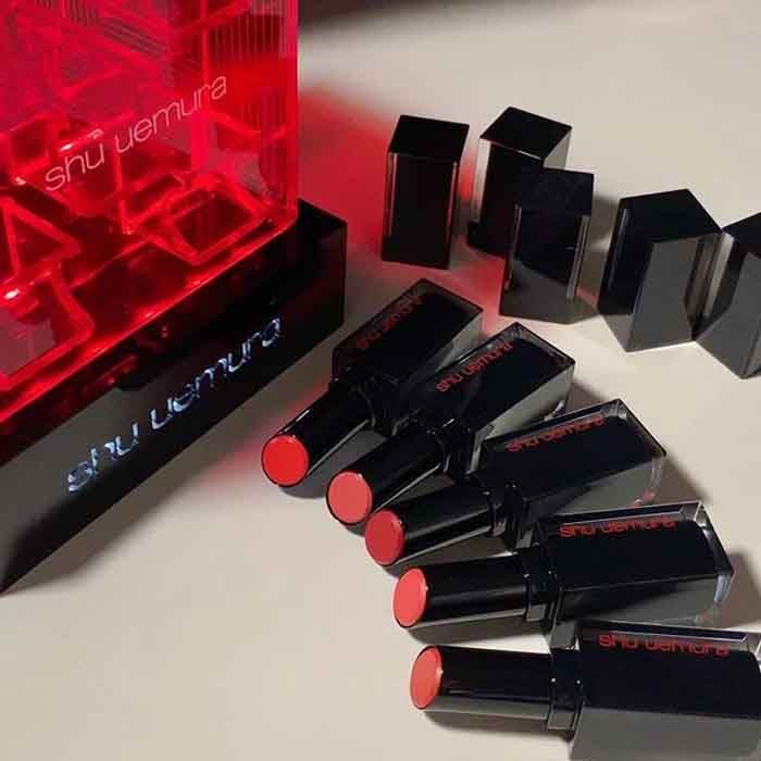 Son Shu Uemura 783 Màu Hồng Cam Đất Vỏ Đen - Son Môi - Vua Hàng Hiệu